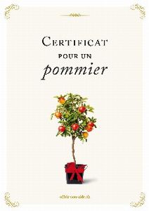 Le certificat imprimé