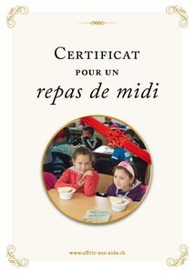 Le certificat imprimé