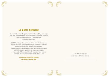 Le certificat imprimé