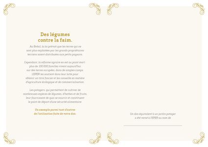 Le certificat imprimé