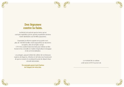 Le certificat imprimé