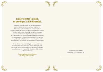 Le certificat imprimé