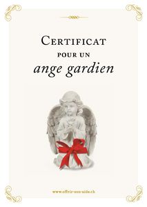 Le certificat imprimé