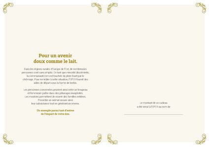 Le certificat imprimé