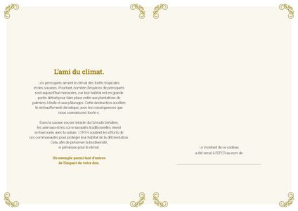 Le certificat imprimé