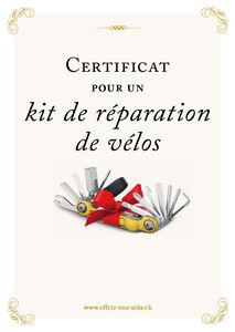 Le certificat imprimé