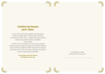 Le certificat imprimé