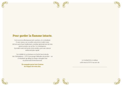 Le certificat imprimé