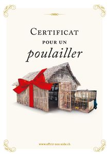 Le certificat imprimé