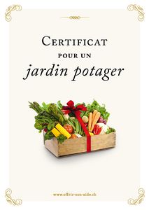 Le certificat imprimé