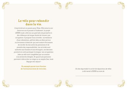 Le certificat imprimé