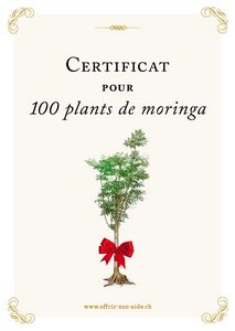 Le certificat imprimé