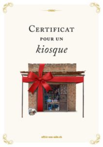 Le certificat imprimé