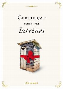 Le certificat imprimé
