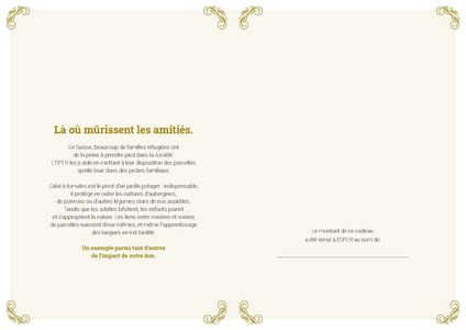 Le certificat imprimé