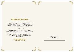 Le certificat imprimé