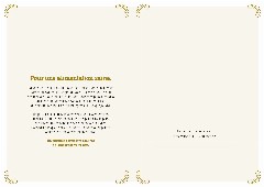 Le certificat imprimé