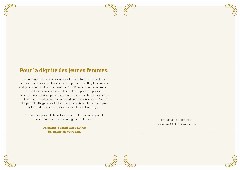 Le certificat imprimé