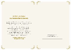 Le certificat imprimé