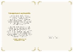 Le certificat imprimé