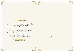 Le certificat imprimé