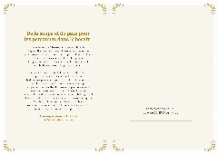 Le certificat imprimé