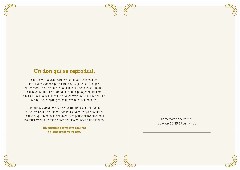 Le certificat imprimé