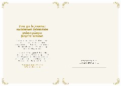 Le certificat imprimé