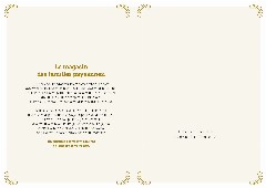 Le certificat imprimé
